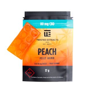 Peach CBD Jelly Bomb